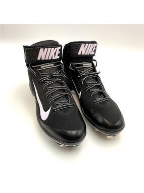 NEW Nike Air Huarache Pro Mid Metal Men’s Baseball Cleats 13 Black 599235-001